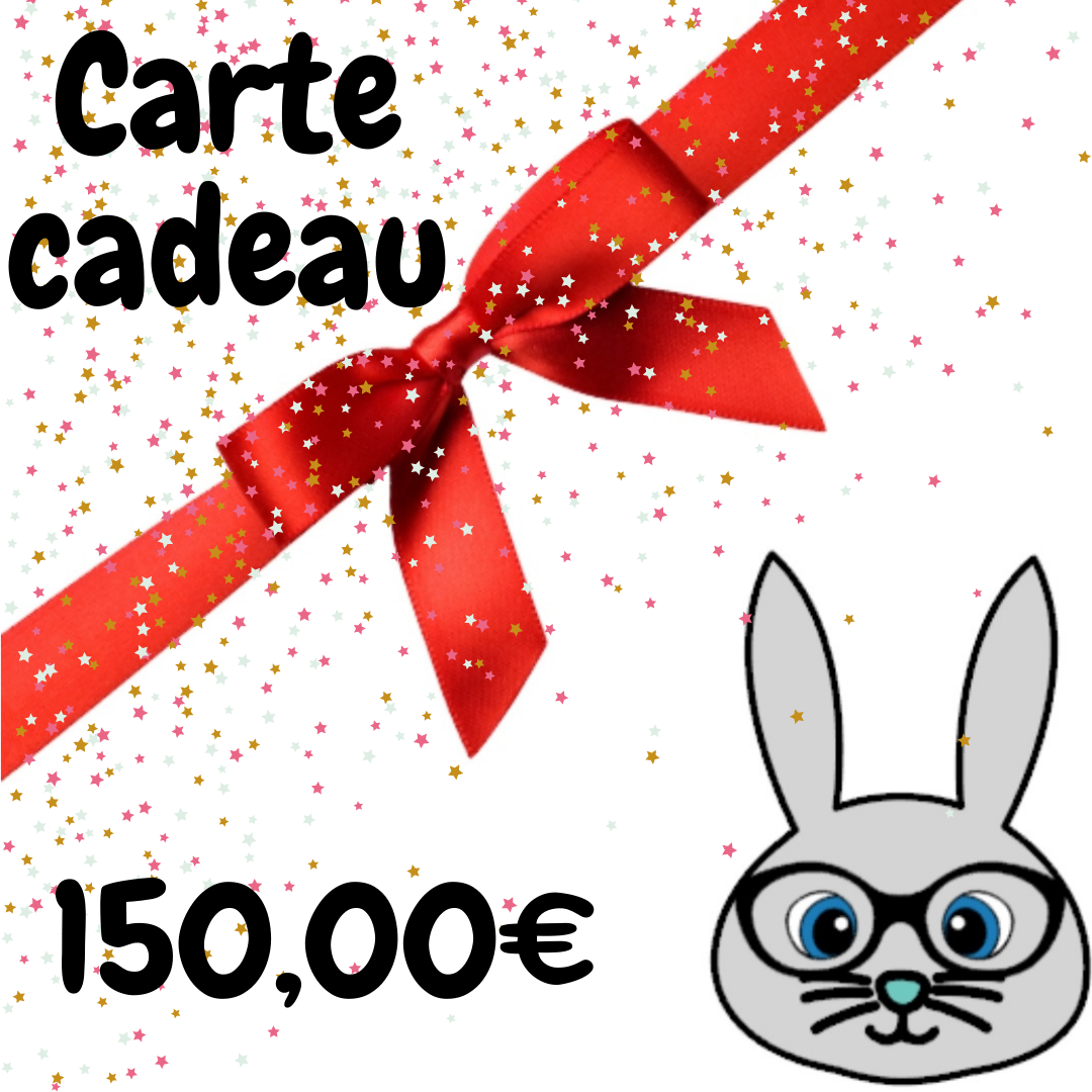 Carte cadeau 150.00€